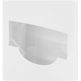 SOS-Zak Wit met Sluiting en Venster 12+6x23,5cm (50 stuks)