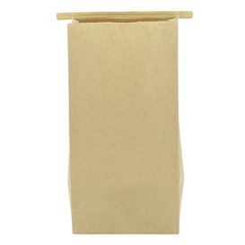 SOS kraft-zak met sluiting 9+6x26 cm (50 stuks)