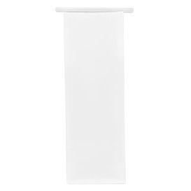 Witte SOS-zak met sluiting 9+6x26 cm (1000 stuks)