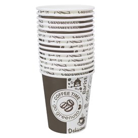 Gobelet en Carton ''Coffee Time'' 8Oz/240ml Ø8,0cm (50 Utés)