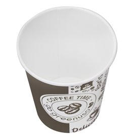 Gobelet en Carton ''Coffee Time'' 8Oz/240ml Ø8,0cm (50 Utés)