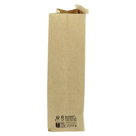 Sac SOS Kraft avec fermeture et fenêtre 15+7x23cm (50 Utés)