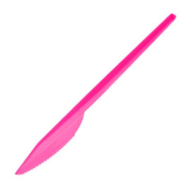 Plastic PS mes  fuchsia 16,5 cm (900 stuks)