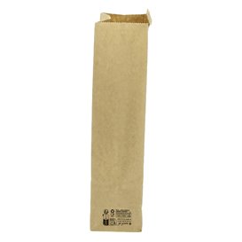 SOS kraft-zak met sluiting 9+6x26 cm (50 stuks)