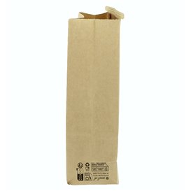 SOS kraft-zak met sluiting 9+6x26 cm (50 stuks)