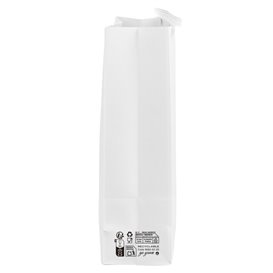 Sac SOS Blanc avec fermeture 15+7x23cm (1000 Utés)