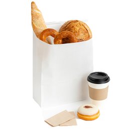 Sac SOS Blanc avec fermeture 15+7x23cm (1000 Utés)