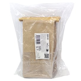 Sac en Papier SOS et Fenêtre d'Exposition BOPP avec Fermeture 12+6x23,5cm (1000 Utés)