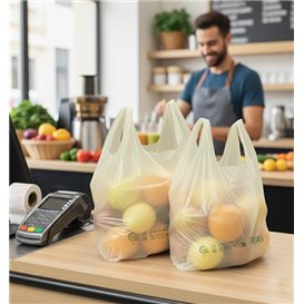 Sac à Bretelles Home Compost “Classic” 40x50cm 17,5µm (100 Utés)