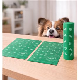 Rouleau de Sacs pour Déjections Canines 100 % Biodégradables 18x26 cm (5000 Utés)