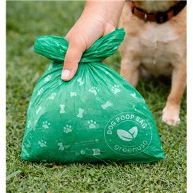 Rouleau de Sacs pour Déjections Canines 100 % Biodégradables 18x26 cm (5000 Utés)