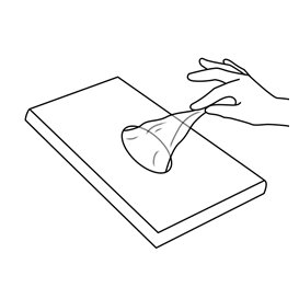 Sac sans Anses Home Compost “Classic” 44x44cm 12µm (100 Utés)