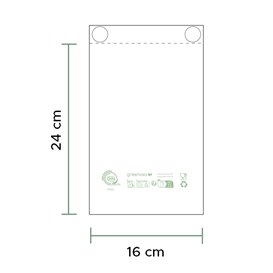 Marktzak Block Home Compost “Classic” 16x24cm 12µm (100 stuks)