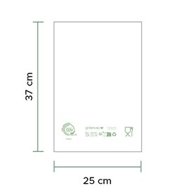 Rol van zakken Home Compost “Classic” 25x37cm 12µm (500 stuks)