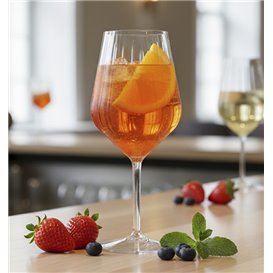 Fluitglas Lage Voet "Kaleido" Tritan 470 ml (1 Stuks)