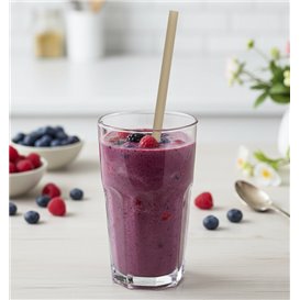 Paille en Canne à Sucre Eco Droite Ø8mm 23 cm (100 Utés)