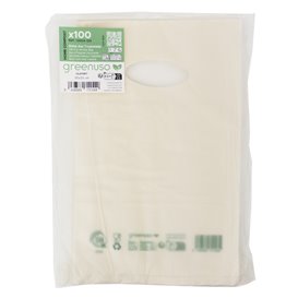 Zak met gestanst handvat Home Compost “Classic” 20x33cm 17µm (3.000 stuks)
