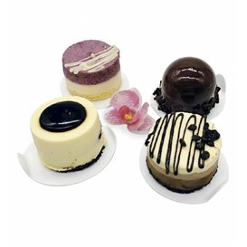 Mini Bord voor Proeverij Duurzaam Suiit "Wit" (12 Stuks)