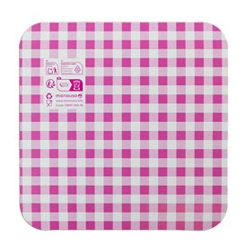 Plateau rose pour Gaufre 13,5x10cm (1500 Utés)