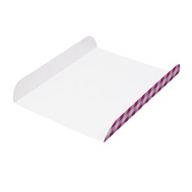 Plateau rose pour Gaufre 13,5x10cm (100 Utés)