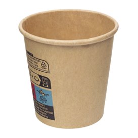 Gobelet Carton Kraft-Kraft 4Oz/120ml Ø6,2cm (1.000 Utés)