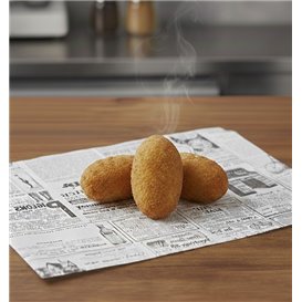 Graspapier inpakvellen "Times" 20x12cm (1000 stuks)