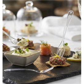 Mini Fourchette Dégustation Transparent 100 mm (5000 Utés)