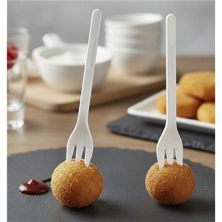 Mini fourchettes CPLA compostables
