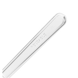 Herbruikbaar Plastic PS Theelepel Transparant 12,5cm (30 stuks)