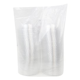 Courvercle Dôme Croix PET Transparent Ø9,4cm (100 Unités)