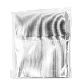 Mes de Kunststof PS Metallic 200 mm (50 Stuks)