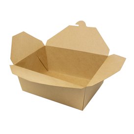 Boîte Américaine Kraft-Kraft 22x16,5x9cm 3000ml (200 Utés)