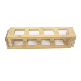 Support en Bambou pour Cônes "Diamant" 4 Emplacements (16 Utés)