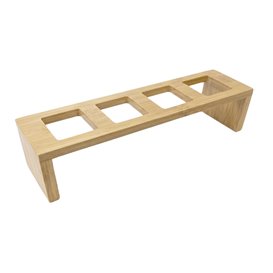 Support en Bambou pour Cônes "Diamant" 4 Emplacements (16 Utés)