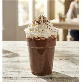 Transparante PLA Composteerbare Beker "NaturGo" 570ml (50 stuks)