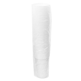 Gobelet en Plastique PP Réutilisable Blanc 330ml (1250 Unités)