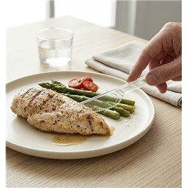 Couteau Réutilisable PS Transparent 18cm (900 Utés)