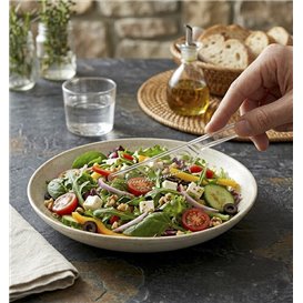 Herbruikbaar Plastic PS Mes Transparant 17,2cm (50 stuks)