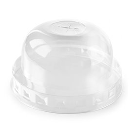 Couvercle Dôme Transparent en PLA avec Trou Ø7,8cm (800 Unités)