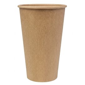 Kraft-Kraft Kartonnen Beker 16oz/480ml Ø9cm (500 Stuks)