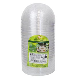 Verrine Dégustation Réutilisable PS Transp. 90ml (20 Utés)