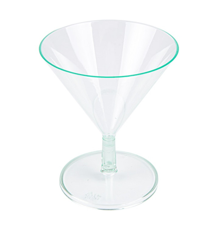 Coupe en Plastique Vert Transparent 65ml 