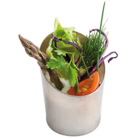 Verrine Mini Tube Argent 30ml 3,5x3,2x5,5cm 
