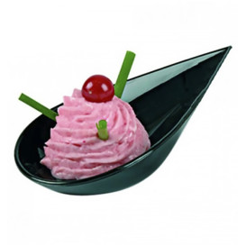 Proeving lepel PS met handvat zwart 5x10cm 