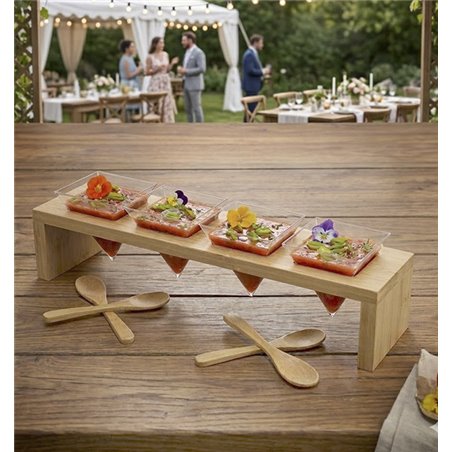 Détail support bambou 4 cônes 60 ml B235