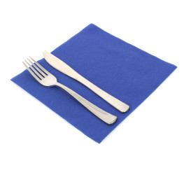 Serviette en Airlaid Bleu 40x40cm 