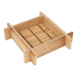 Barquette en Bambou 12x12x3cm 