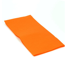 Serviette Papier molletonnée 1/8 40X40 Orange (50 Unités)