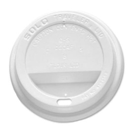  Deksel voor beker gat 6 en 8 Oz wit Ø7,9cm (1000 stuks)