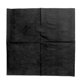Papieren servet zwart 20x20cm 2C (6.000 stuks)